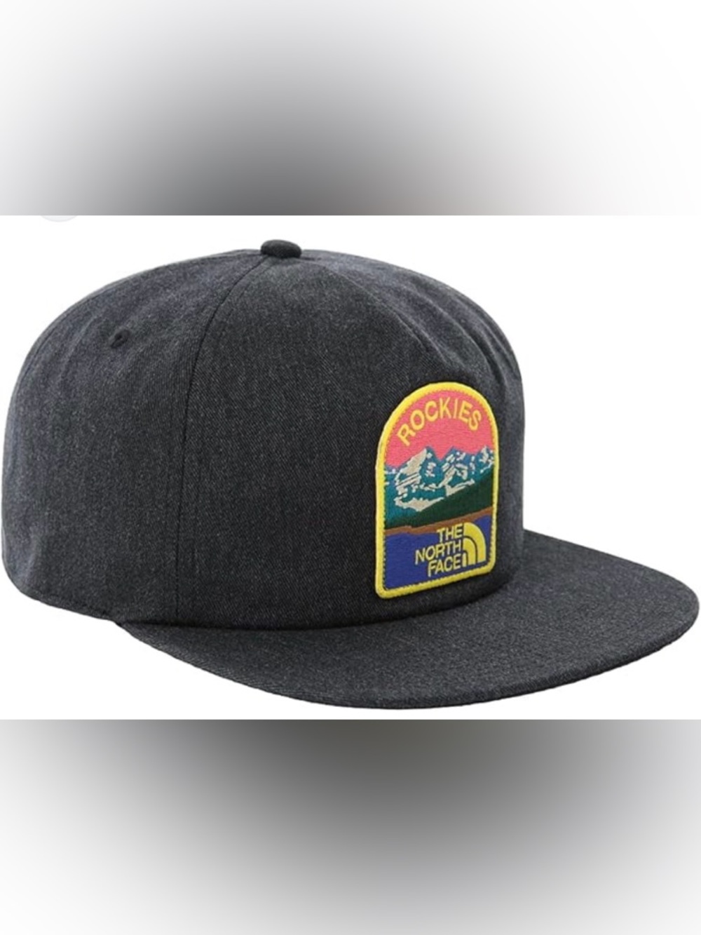 The North Face Dark Charcoal Cap with Multicolor Rockies Patch